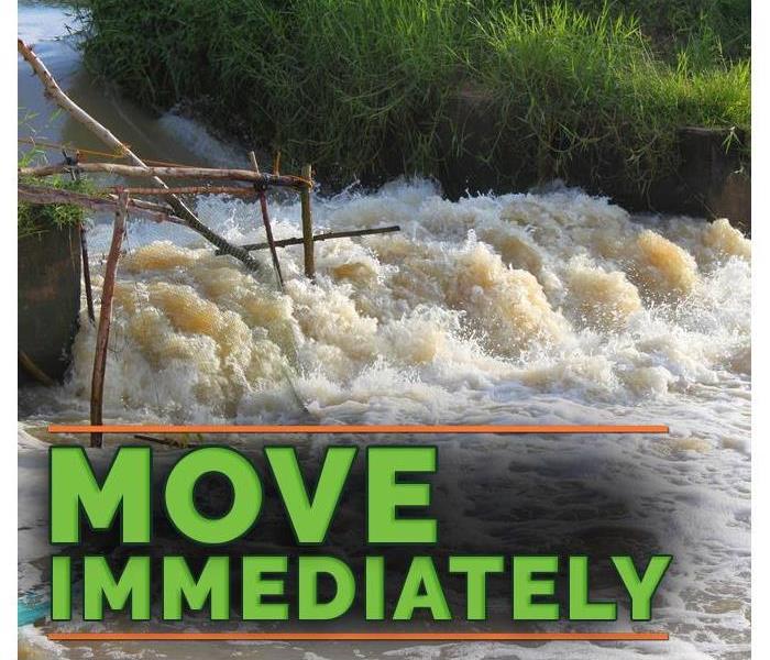 Flash flooding with the phrase MOVE IMMEDIATELY